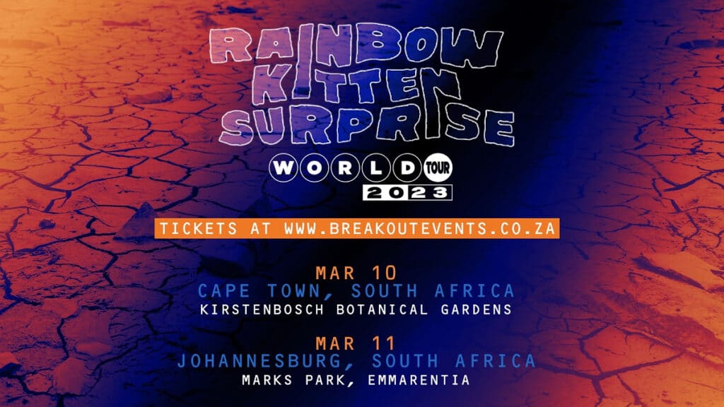 Rainbow Kitten Surprise To Tour South Africa in 2023