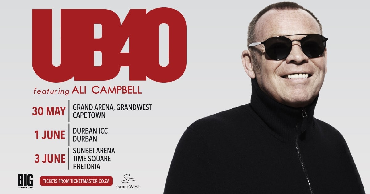 UB40 Featuring Ali Campbell - South African Tour
