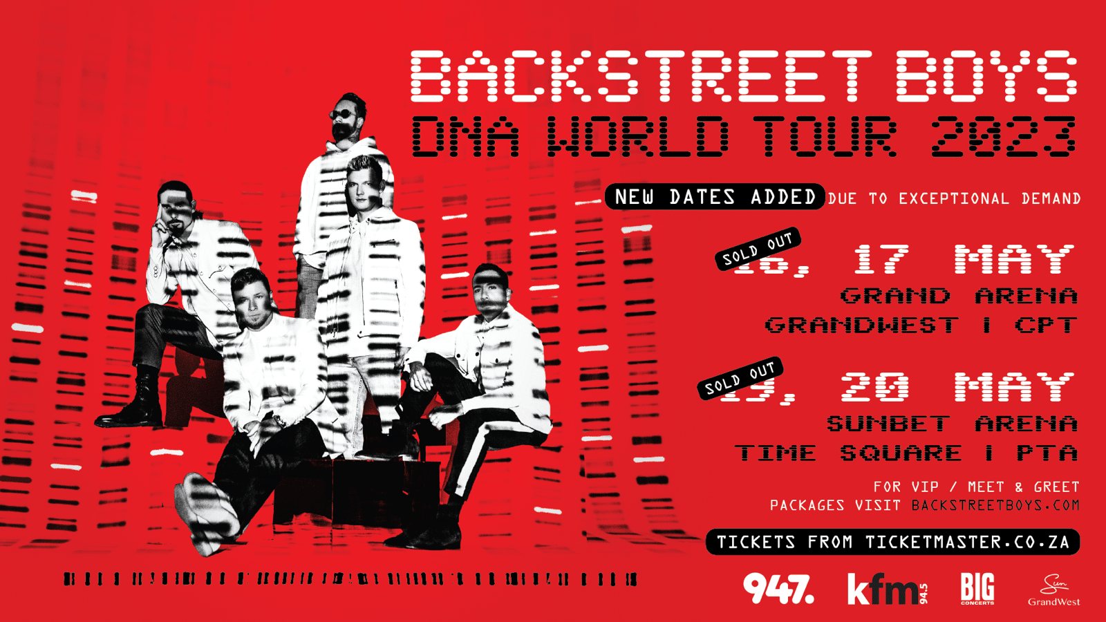 Backstreet Boys Tour South Africa