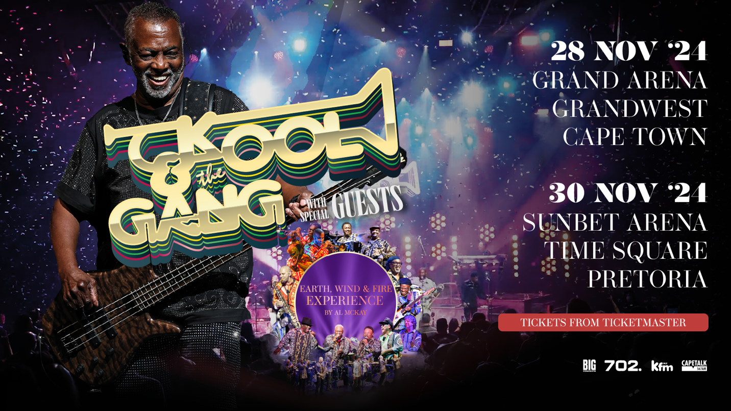 Kool The Gang Kool & The Gang Announces November 2024 SA Tour Dates