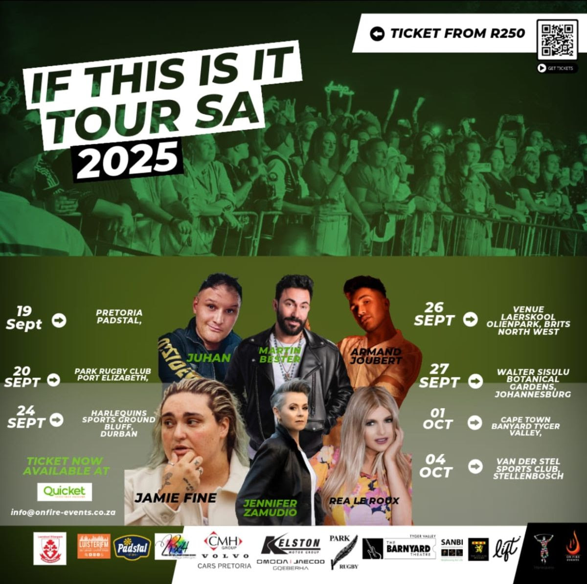 Jamie Fine SA Tour 2025