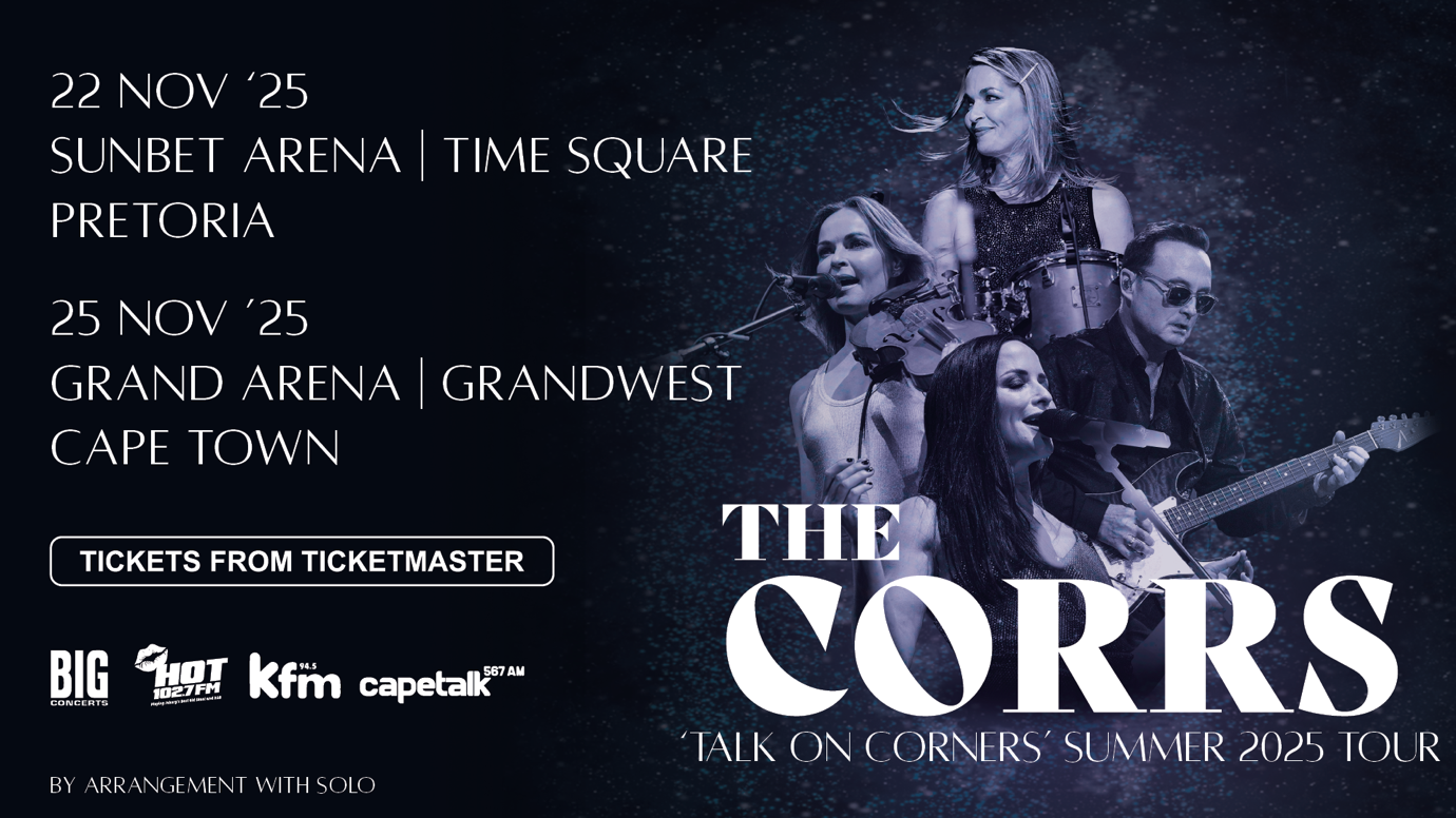 The Corrs South African Tour - November 2025