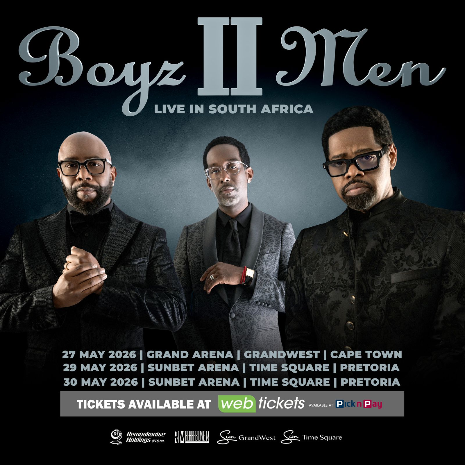 Boyz II Men South African Tour Poster